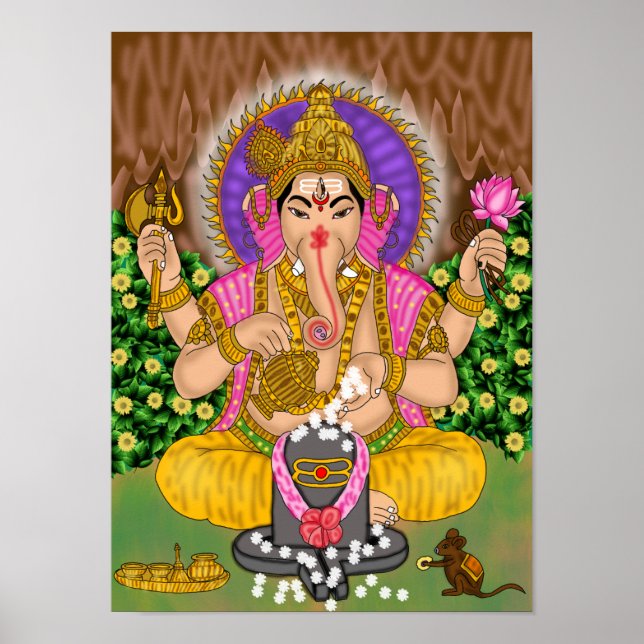 Ganesha-affisch Poster (Framsidan)