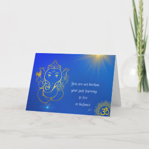 Ganesha-anteckningskort Kort