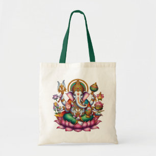 Ganesha-bildsymbol för välstånd och visdom tygkasse