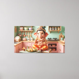 Ganesha Canvastryck