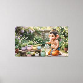 Ganesha Canvastryck