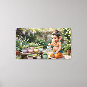 Ganesha Canvastryck