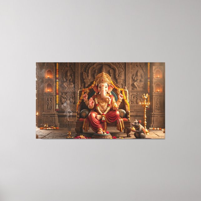 Ganesha Canvastryck (Framsida)