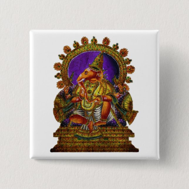Ganesha Deva antique | gör en egen bakgrund Knapp (Framsida)