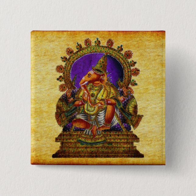 Ganesha Deva antique Knapp (Framsida)