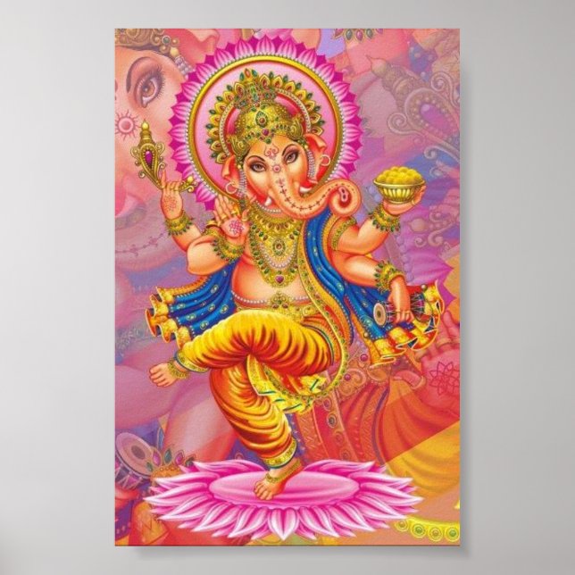 Ganesha Diosa Elefante Poster (Framsidan)