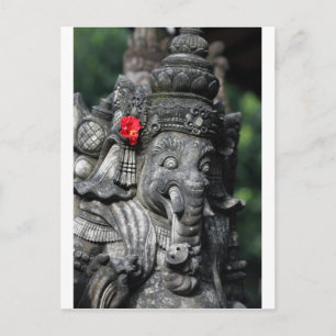 Ganesha elefant Hinduisk Gud Vykort