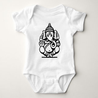 Ganesha elefantnr. 4 (svarten) tee shirt