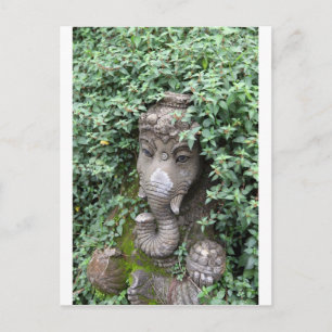 Ganesha elephant Hindu God of Succé Vykort