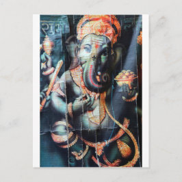 Ganesha elephant Hindu Success Gud Vykort
