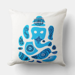 Ganesha Elepnat Gud Throw Cushion 51 x 51 cm Kudde