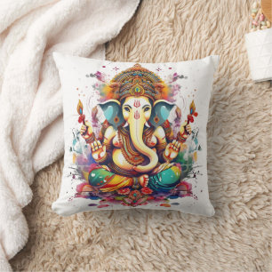 Ganesha, ganesh, ganapati-borttagare av hinder #3 kudde