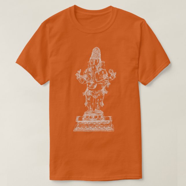 Ganesha Ganesh Hindu God Hinduism Indien T Shirt (Design framsida)