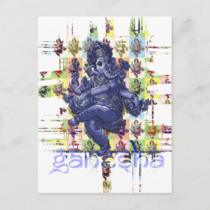 GANESHA gör en egen bakgrund Vykort