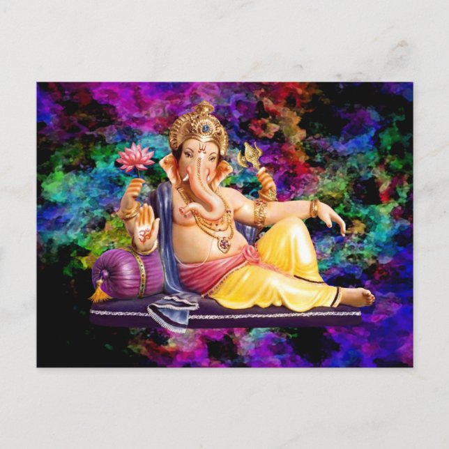 Ganesha Greeting Cards, Stickers, vykort (Framsida)