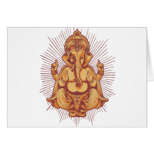 Ganesha Hälsningskort