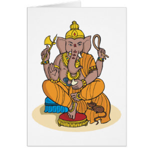 Ganesha Hälsningskort