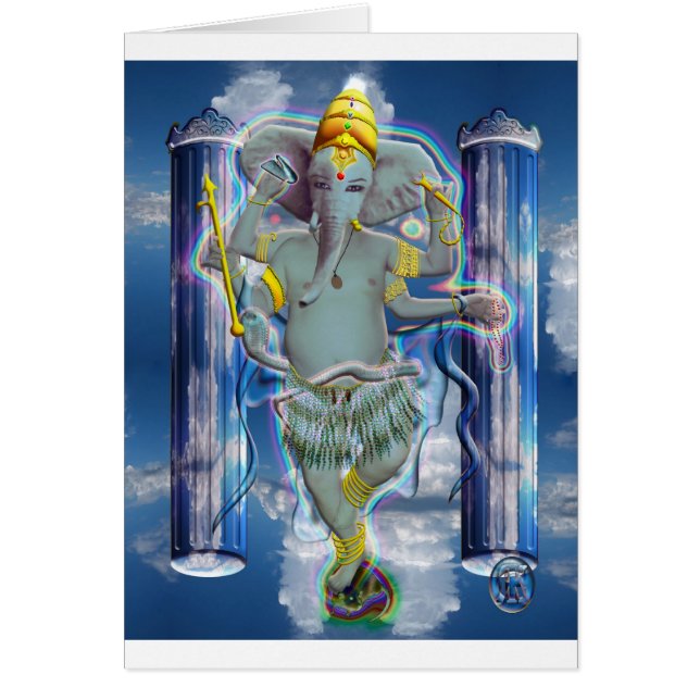 Ganesha Hälsningskort (Framsidan)