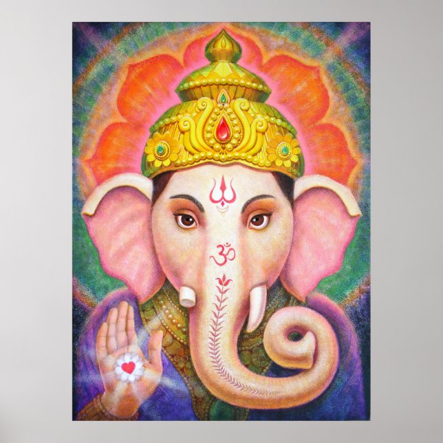 Ganesha Hindu Elephant Poster (Framsidan)