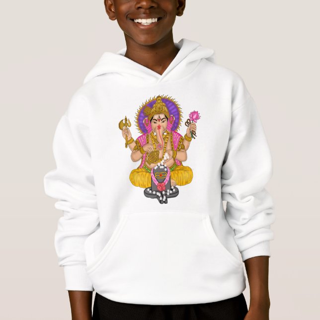 Ganesha-huvtröja T Shirt (Framsida)
