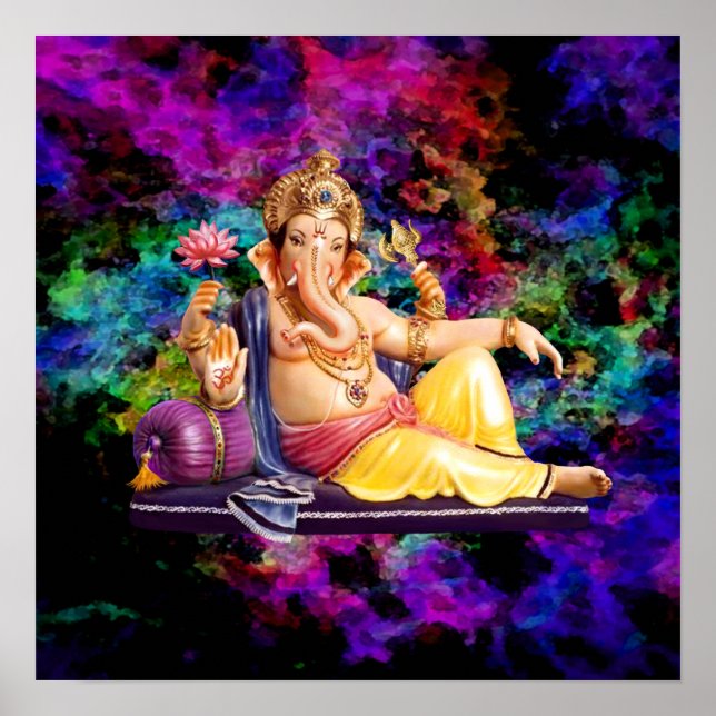Ganesha i Andlig Himlar Poster (Framsidan)
