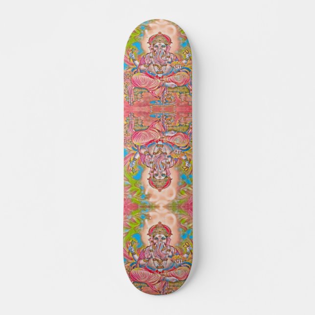 Ganesha Indie Kingdom Inslag Anpassningsbar Pro Bo Skateboard Bräda 21,5 Cm (Framsida)