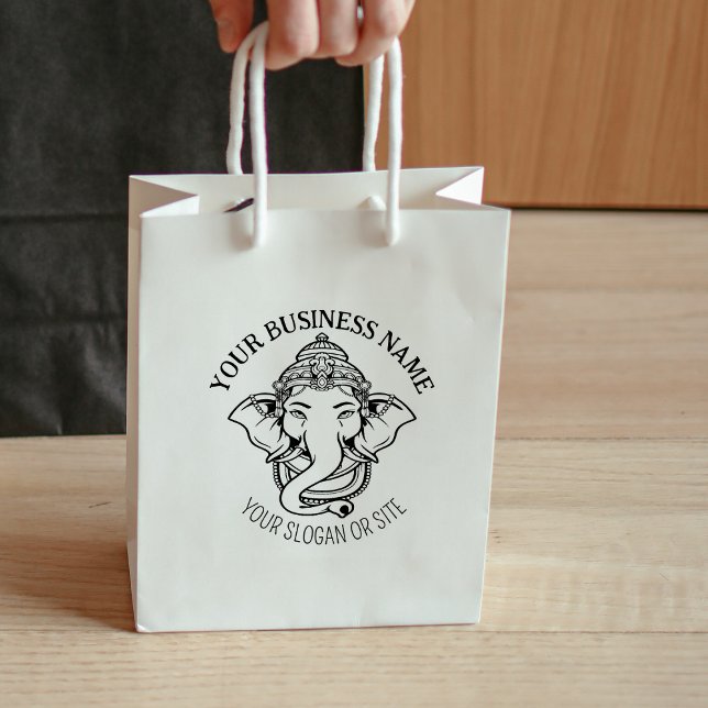 Ganesha, Indiska Gud, Anpassningsbar Business, sto Stämpel (Skapare uppladdad)