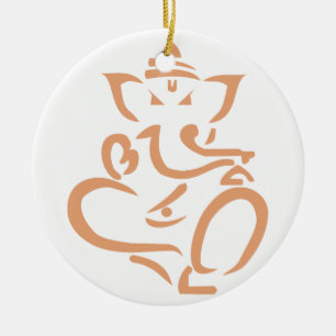 Ganesha Julgransprydnad Keramik