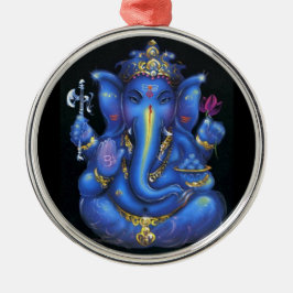 ganesha julgransprydnad metall