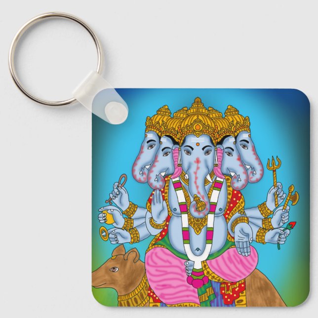 Ganesha Keychain Nyckelring (Framsida)