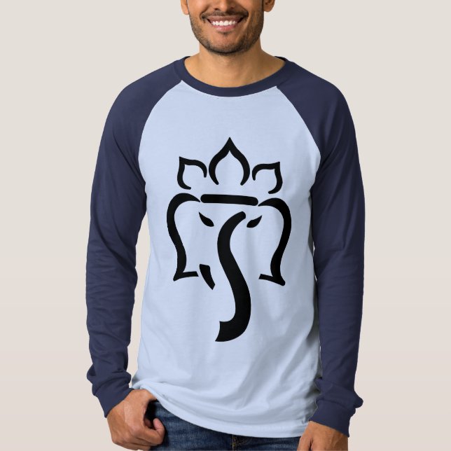 Ganesha logotyp shirt tee shirt (Framsida)