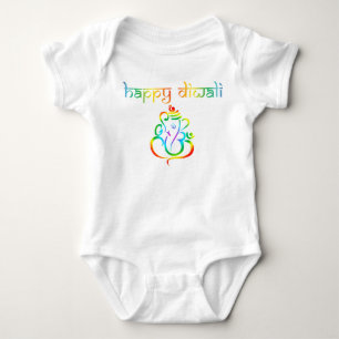 Ganesha Lycklig Diwali T Shirt