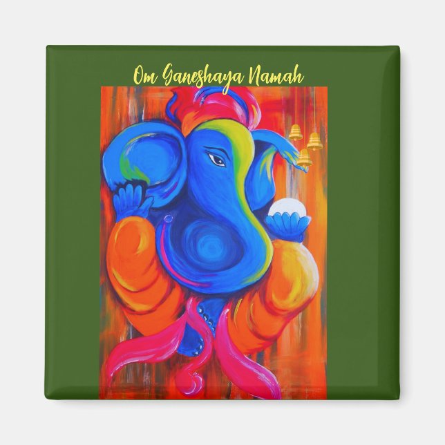 Ganesha Magnet for Diwali (Framsidan)