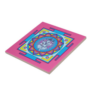 Ganesha Mandala Kakelplatta