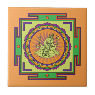 Ganesha Mandala Kakelplatta