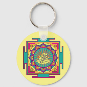 Ganesha Mandala Nyckelring