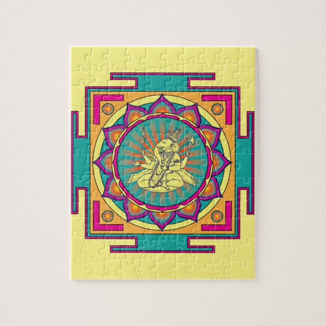 Ganesha Mandala Pussel (Vertikal)
