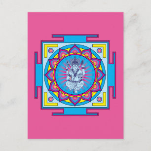 Ganesha Mandala Vykort
