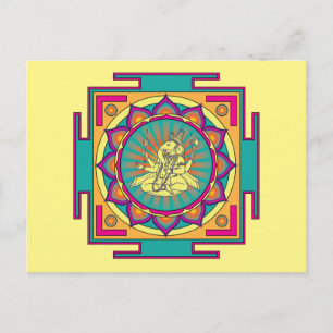Ganesha Mandala Vykort