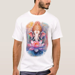 Ganesha och lotus t shirt