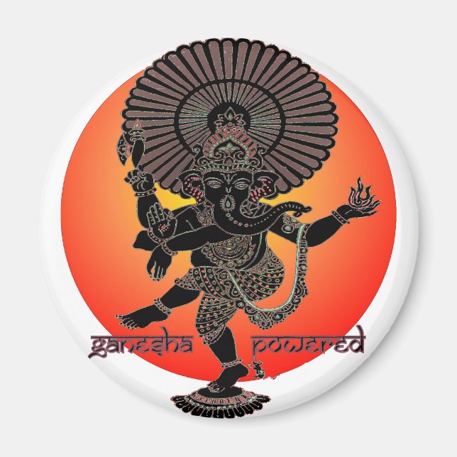 Ganesha Powered Magnet (Framsidan)