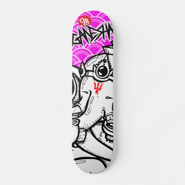 Ganesha Skateboard Bräda 19,5 Cm (Framsida)