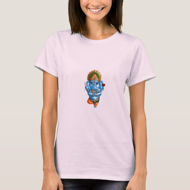 Ganesha som gör Yoga Tröja (Framsida)