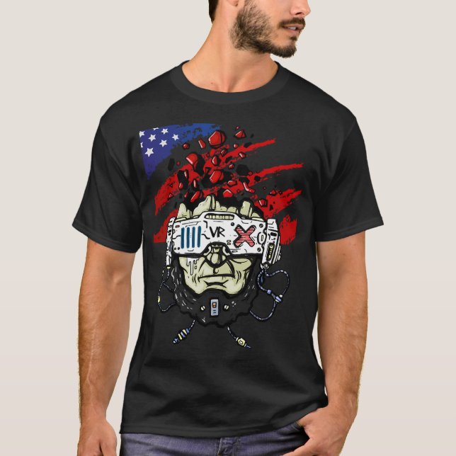 Ganesha tecknad serie. t shirt (Framsida)