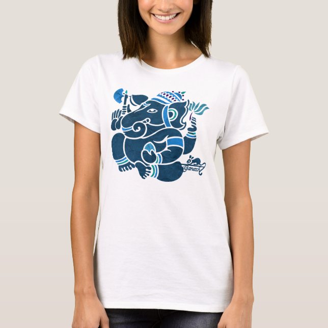Ganesha Tshirt Tee Shirt (Framsida)