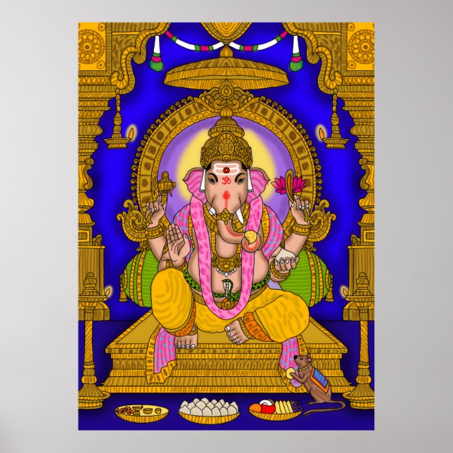 Ganesha Vägg  Poster (Framsidan)
