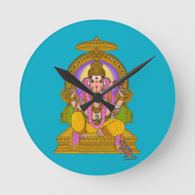Ganesha Väggklocka (Framsida)