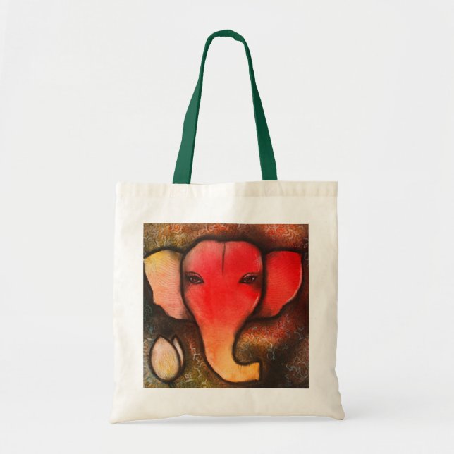Ganesha välsignelser -2 tygkasse (Framsidan)