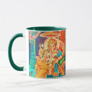 Ganesha Vintage Hindu Gudom Andlig Mugg