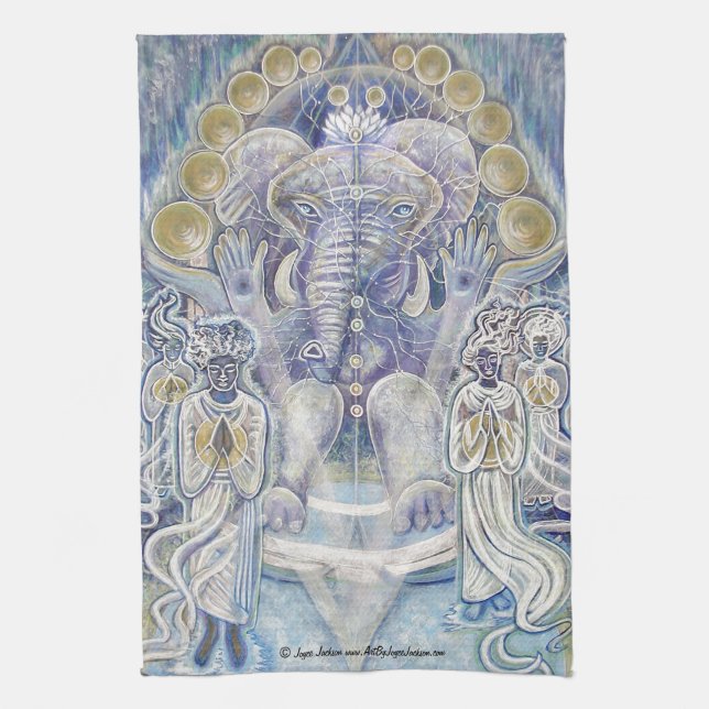Ganesha Wealth Blating Kitchen Towel Kökshandduk (Vertikal)